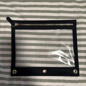 Stoney Clover Lane Binder Pencil Pouch in Noir